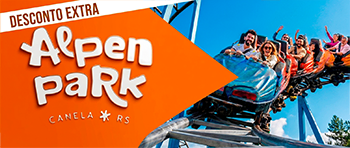 Imagens das atrações do Alpen Park em Canela.