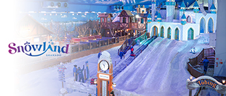 Parque Snowland em Gramado. Passaporte Adulto e Infantil: Imagem do Tubing e Sowboard.