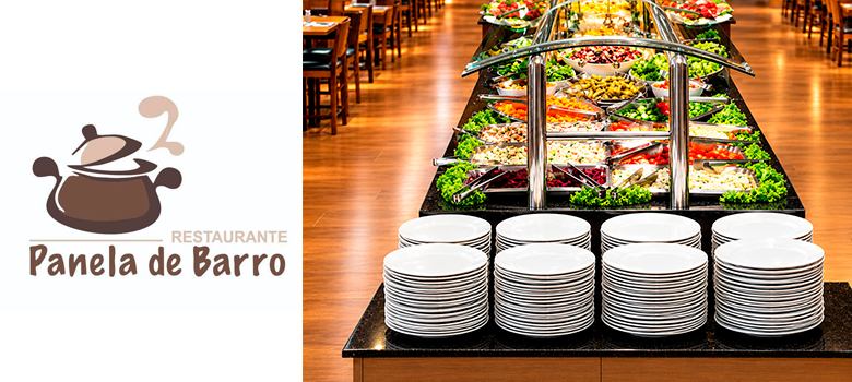 Restaurante Panela de Barro: Buffet Livre com Desconto do Tchê Ofertas. Imagem do Buffet.