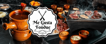 Me Gusta Fondue. Canela. Sequência de Fondue com Chocolate Artesanal.