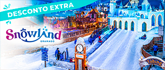 Parque Snowland em Gramado. Passaporte Adulto e Infantil: Imagem do Tubing e Sowboard.