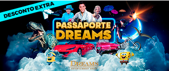 Passaporte Dreams até 7 Atrações: Imagem dos tickets das atrações que incluem Museu de Cera e Mais.